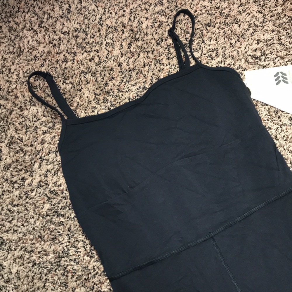NEW SIZES All In Motion Luxe Everyday Soft Full Length Black Active Bodysuit NWT - Picture 6 of 12